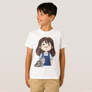 Camiseta Mi hija Gato feliz cumpleaños de mamá : T-Shirt