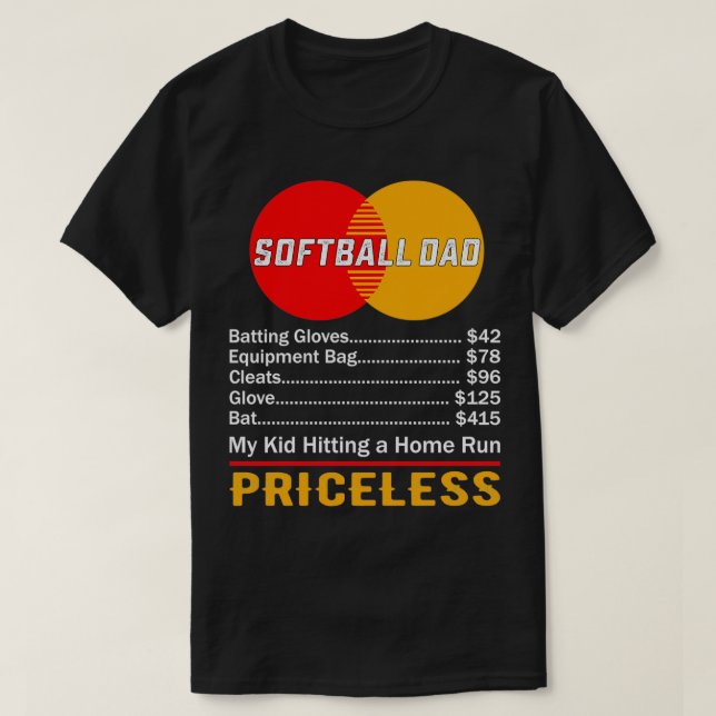 Camiseta Mi Hija Golpea A Mi Papá De Softball En Una Carrer (Diseño del anverso)
