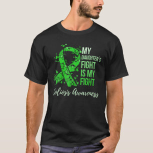Camiseta Mi hija lucha contra la escoliosis es avidez