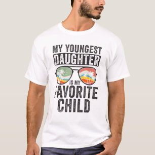 Camiseta Mi hija menor es mi hija favorita