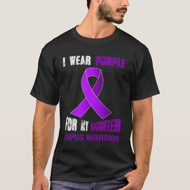 CAMISETA MI HIJA MI LUPUS WARRIOR (Anverso)