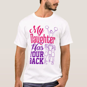 Camiseta Mi Hija, Mi Madre Animadora, Tiene La Espalda