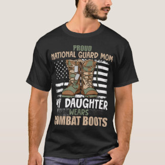Camiseta Mi hija usa botas de combate - Orgullosa Nacional