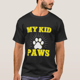 Camiseta Mi hijo acaricia al gato papá