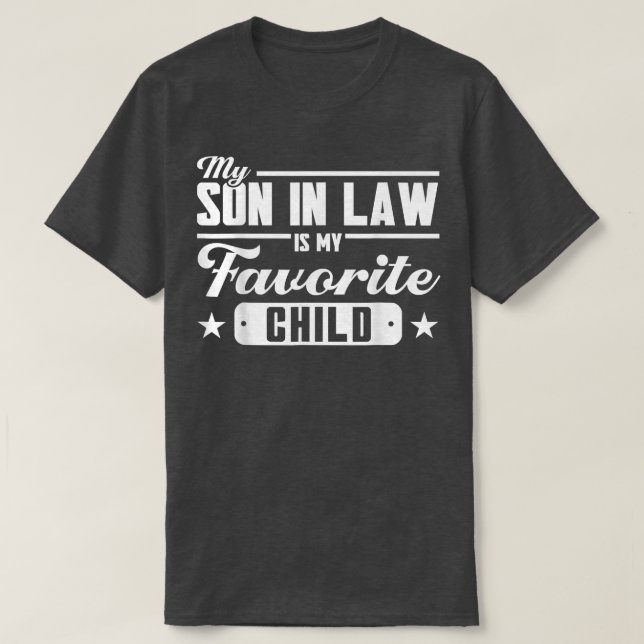 Camiseta Mi Hijo De Derecho Es Mi Familia Infantil Favorita (Diseño del anverso)