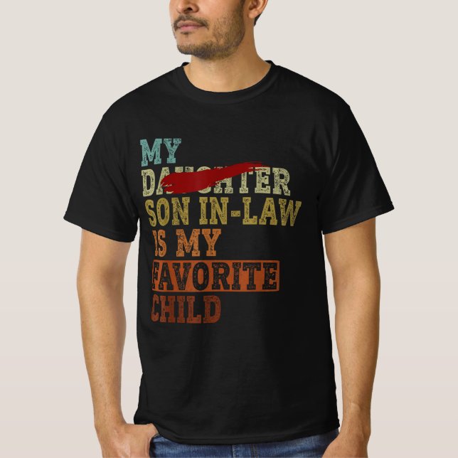 Camiseta Mi Hijo De Derecho Es Mi Hijo Favorito. (Anverso)