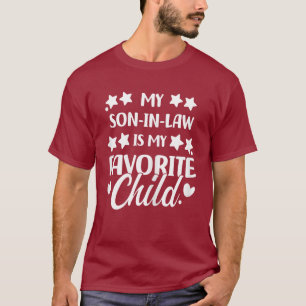 Camiseta Mi Hijo De Derecho Es Mi Hijo Favorito.