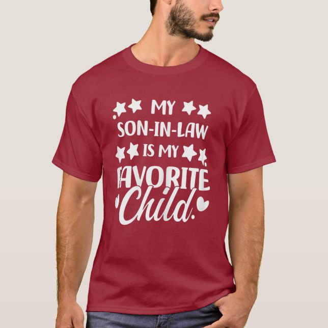 Camiseta Mi Hijo De Derecho Es Mi Hijo Favorito. (Anverso)