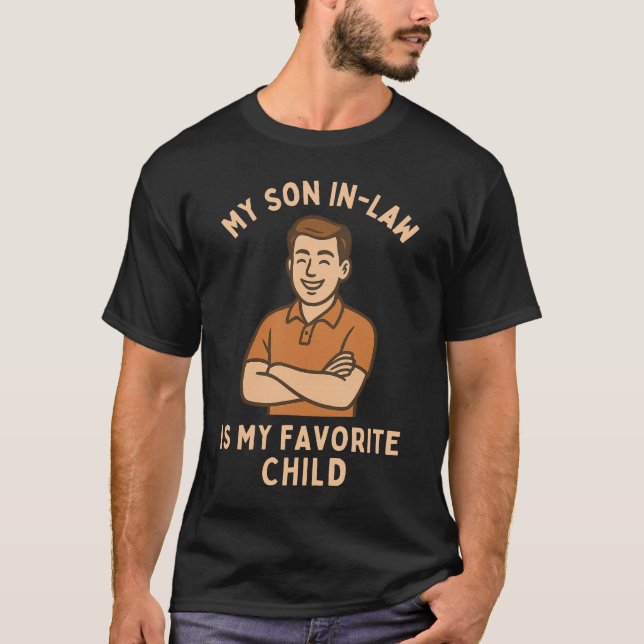Camiseta Mi Hijo De Derecho Es Mi Hijo Favorito. (Anverso)