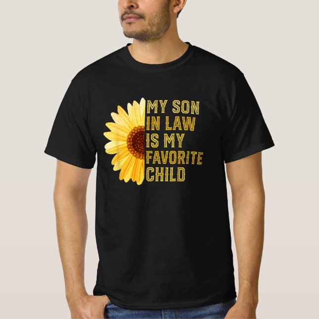 Camiseta Mi Hijo De Derecho Es Mi Hijo Favorito Girasol Gra (Anverso)
