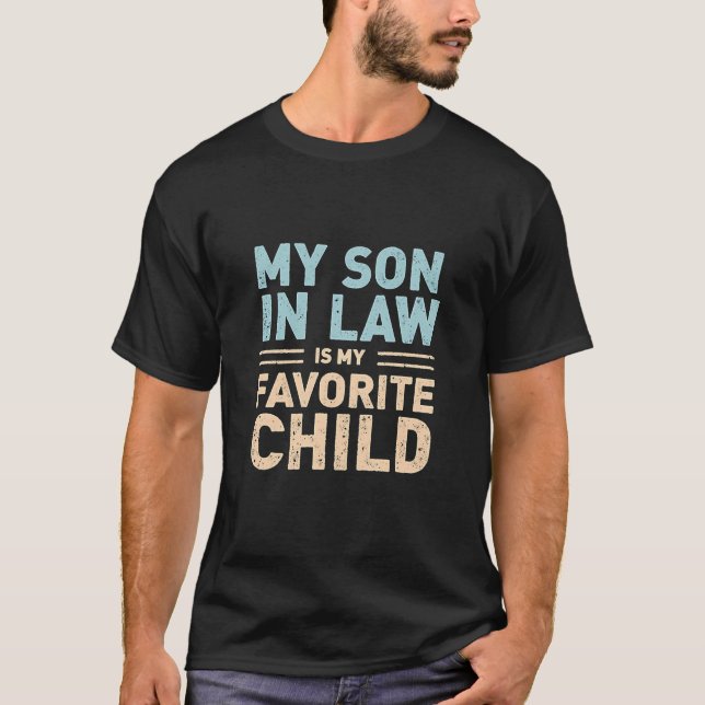 Camiseta Mi Hijo De Derecho Es Mi Hijo Favorito - Gracioso (Anverso)