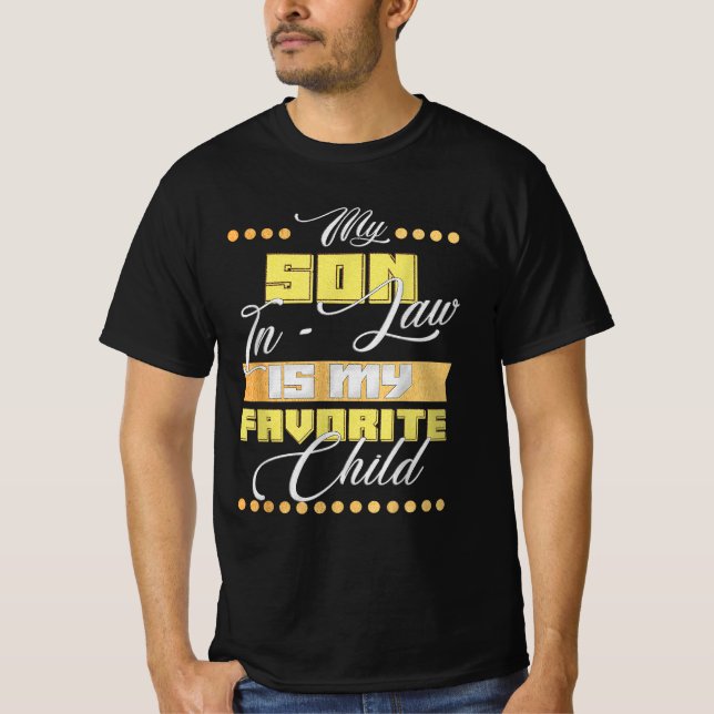 Camiseta Mi Hijo De Derecho Es Mi Hijo Favorito, Gracioso G (Anverso)