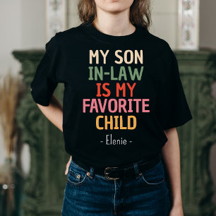 Camiseta Mi Hijo De Derecho Es Mi Regalo Personalizado Infa