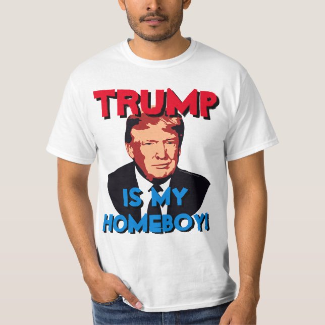 Camiseta Mi hijo Donald Trump como presidente (Anverso)