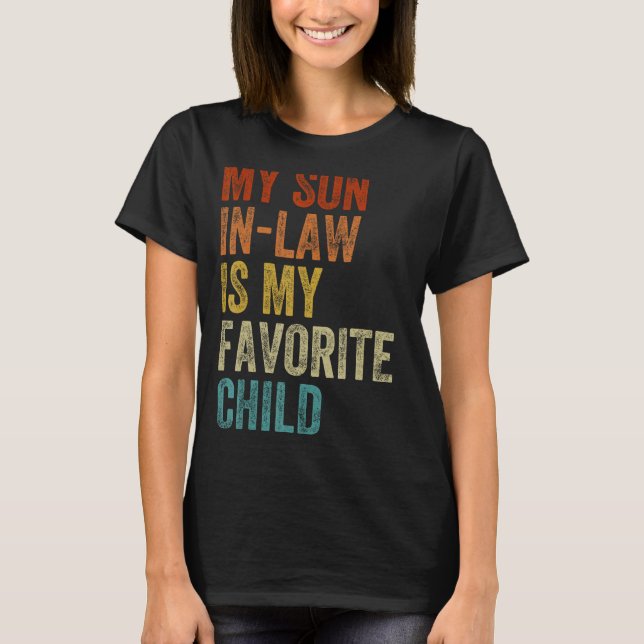 Camiseta Mi Hijo En Derecho Es Mi Hijo Favorito Hu Familia  (Anverso)