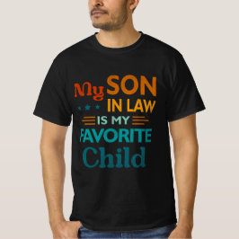 Camiseta Mi Hijo En Derecho Es Mi Hijo Favorito Hu Familia 
