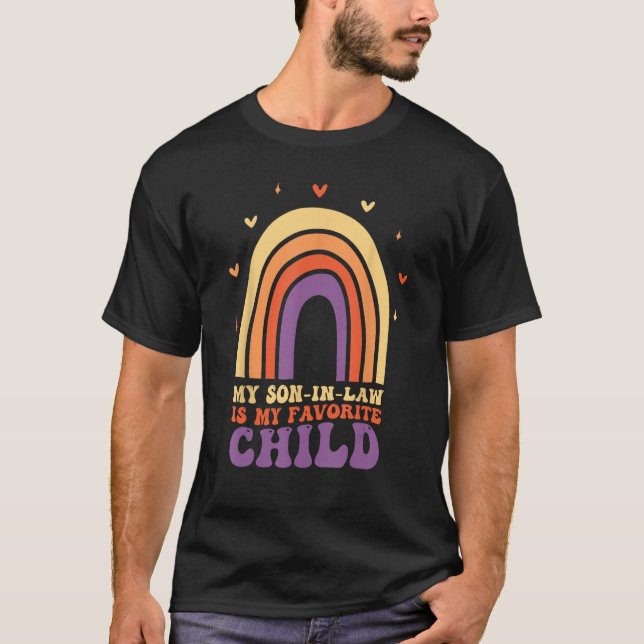 Camiseta Mi Hijo En Derecho Es Mi Hijo Favorito Hu Familia  (Anverso)