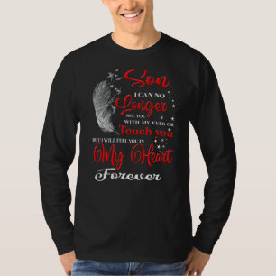 Camiseta Mi Hijo En El Cielo Te Sentiré En Mi Corazón Para