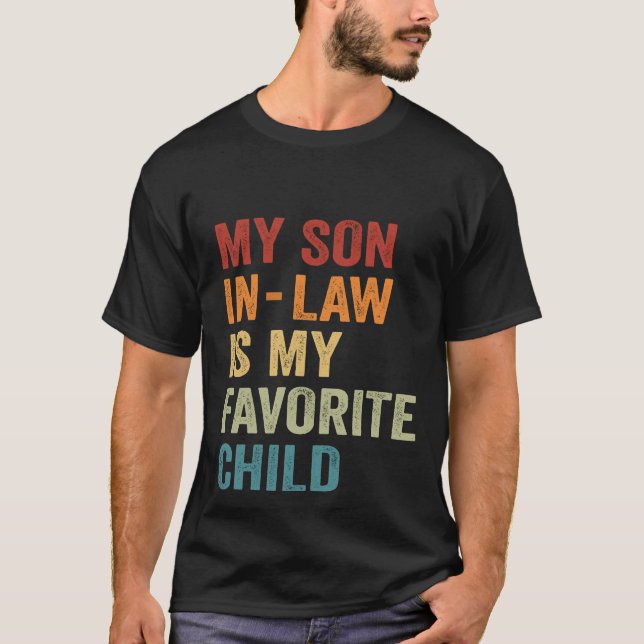 Camiseta Mi Hijo En La Ley Es Mi Favorito Niño Divertido Re (Anverso)