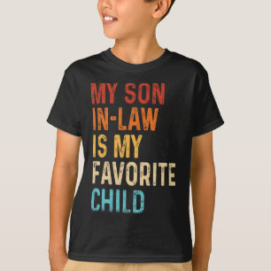Camiseta Mi Hijo En La Ley Es Mi Hijo Favorito De Los Padre