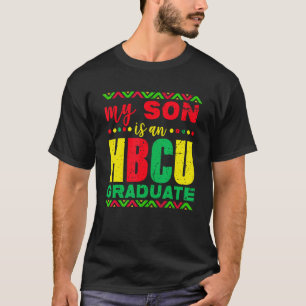 Camiseta Mi hijo es graduado de HBCU Colleg negro histórico