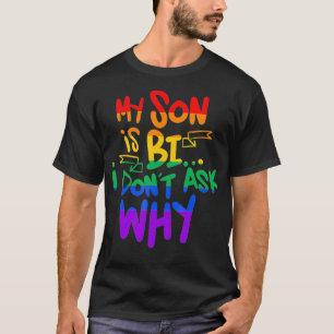 Camiseta Mi hijo es hermano, no le preguntes al padre del o