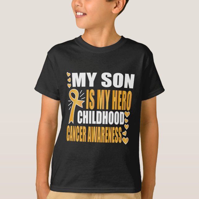 Camiseta Mi hijo es mi héroe (Anverso)