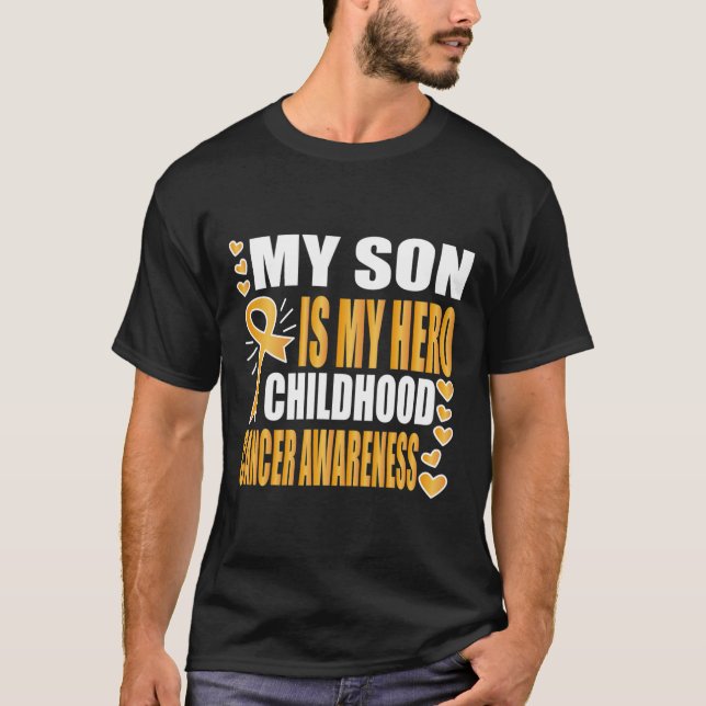 Camiseta Mi hijo es mi héroe (Anverso)