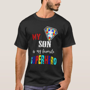 Camiseta Mi Hijo Es Mi Superhéroe Favorito Conciencia del A