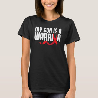 Camiseta Mi Hijo Es Un Guerrero Con Células De Enfermedad D