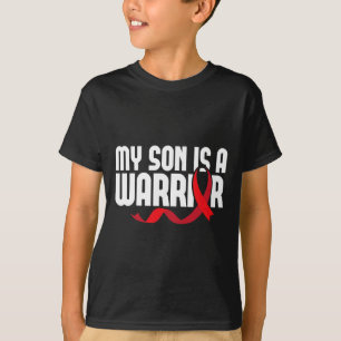 Camiseta Mi Hijo Es Un Guerrero Con Células De Enfermedad D