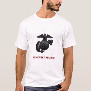 Camiseta Mi Hijo es un Marino Orgullosa Mamá de Militar Cam