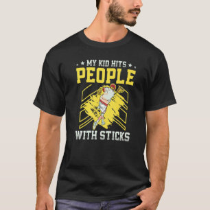 Camiseta Mi Hijo Golpea A La Gente Con Palos Lacrosse Playe