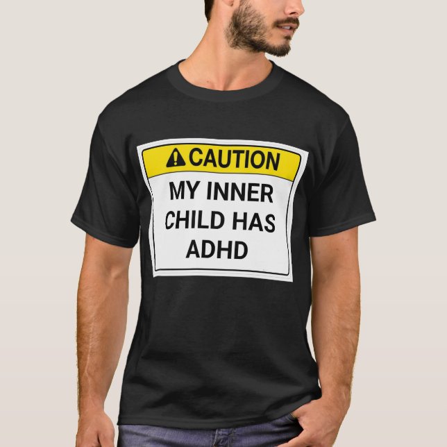 Camiseta Mi hijo interior tiene TDAH. (Anverso)