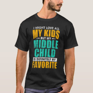 Camiseta Mi Hijo Medio Es Mi Favorito De Los Padres Favorit