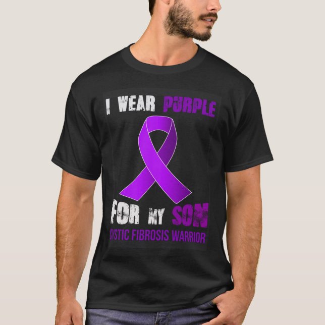 CAMISETA MI HIJO MI CÍSTICO GUERRA DE FIBROSIS (Anverso)