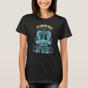 Camiseta Mi hijo mi héroe, mi ángel de la guarda, que ve so