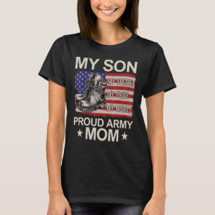 Camiseta Mi hijo mi soldado mi orgullo, mi heroína orgullos