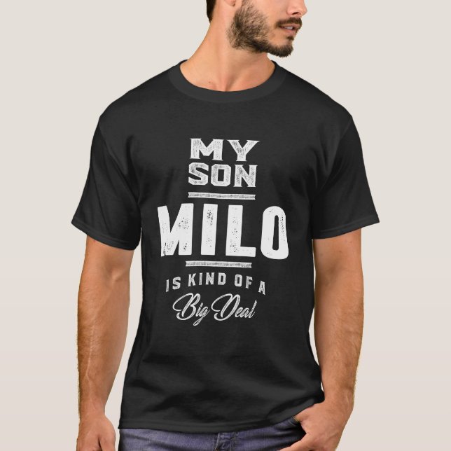 Camiseta Mi hijo Milo (Anverso)