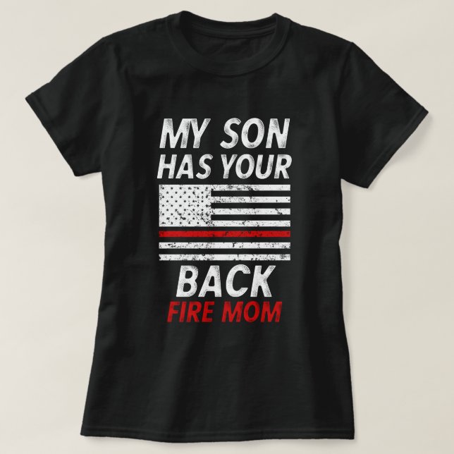 Camiseta Mi hijo tiene su regalo trasero de la mamá del (Diseño del anverso)