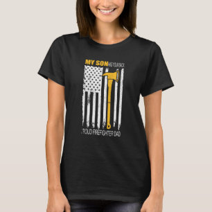 Camiseta Mi Hijo Tiene Tu Espalda, Fuego, Papá Usa La Bande