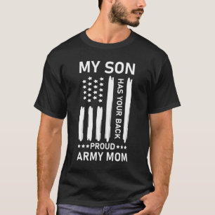 Camiseta Mi hijo tiene tu madre del ejército orgullosa de l