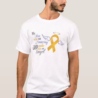 Camiseta Mi hijo un ángel - cáncer del apéndice