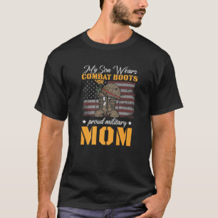 Camiseta Mi Hijo Usa Boots De Combate Orgullosa Familia De 