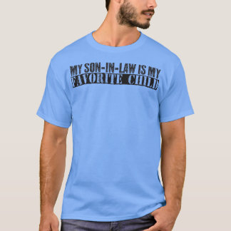 Camiseta Mi HijoEnDerecho Es Mi Tex Negro Vintage Favorito 