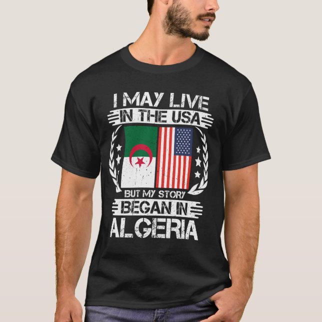 Camiseta Mi Historia Comenzó En Argelia (Anverso)
