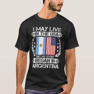 Camiseta Mi Historia Comenzó En Argentina