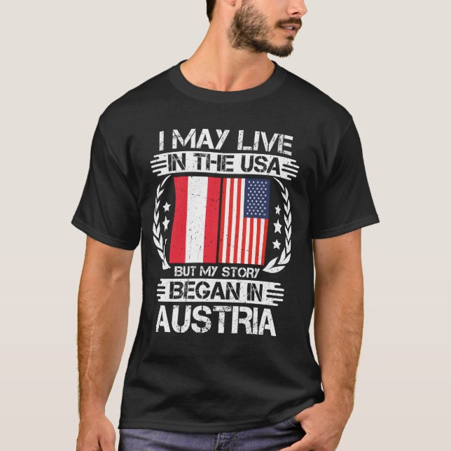 Camiseta Mi Historia Comenzó En Austria (Anverso)
