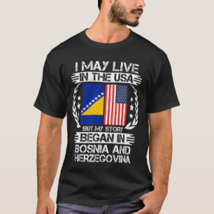 Camiseta Mi historia comenzó en bosnia y herzegovina