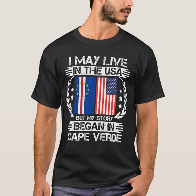 Camiseta Mi Historia Comenzó En Cabo Verde (Anverso)